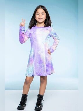 Pixie Lane Tie Dye Swirl Dress